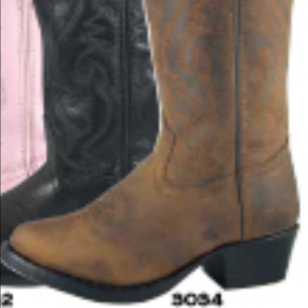 Denver, leather western Childs boot, size 2D